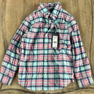 Boys Vineyard vines flannel NWT